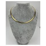 14KT Gold Omega Chain Necklace.