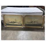 NOS Framed United States Naval War Ships.
