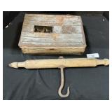 Wooden Ox/Horse Yoke, Metal Egg Create.