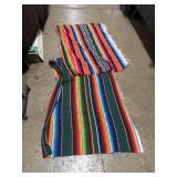 Pair Of Mexican Woven Blankets.