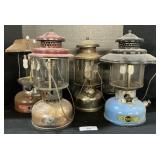 4 Camping Lanterns- Coleman, Sears.