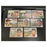 Vintage Topps Baseball Trading Cards.