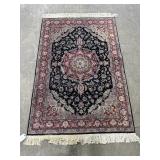 Vtg Chinese Tabriz Style Rug.