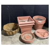 Plastic Planters & Hanging Planter.