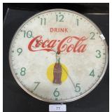 Vintage Coca Cola Advertising Clock.
