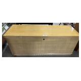Blonde Oak Cavalier Blanket Chest.
