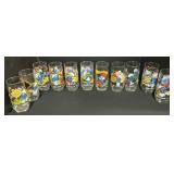 11 Smurf Character Glasses.