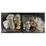 S&P Shakers, Glasses, Butter Dish, Baking Dishes.