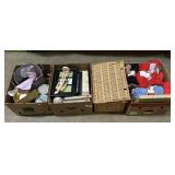 Crafting Supplies, Yarn, Fabric, Scrapbooks.