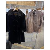 Ladies Fur Coat, Leather Jacket.