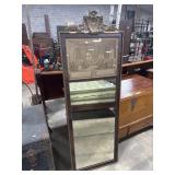 French-style Trumeau Mirror.