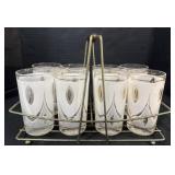 Mid Century Modern Highball Glasses.