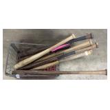 Lot Of Baseball Bats.