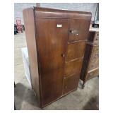 Vtg ArtDeco Waterfall Chifforobe.