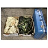 Suitcase Set & Military Bags And Nets.