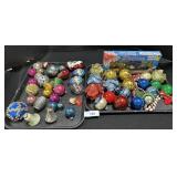 Vintage Christmas Ornaments, Sterling Lights