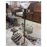 Vtg Brass Floor Lamp.