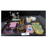 Marbles, Cards, Sunglasses, Wardrobe Refresher.