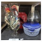 Large Glasses, Matches, Night Light.