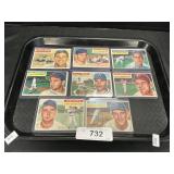 Vintage Topps Baseball Trading Cards.