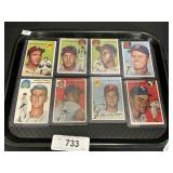 Vintage Topps Baseball Trading Cards.
