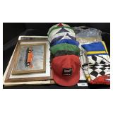 Racing Memorabilia, Snap Back Trucker Hats.