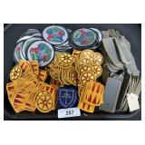 Army & Air Force Patches, Shoulder Boards.