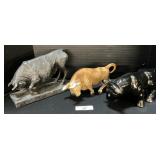 Mid Century Austin Production Bull Sculpture