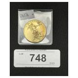 1 Oz Fine Gold American Eagle $50 Coin