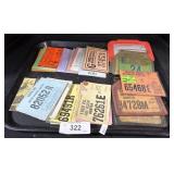 Vintage Hunting Licenses.