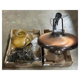 2 Hanging Light Fixtures.