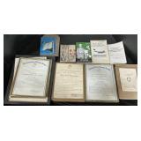 Marine Corps Merit Certificates, Military Books.