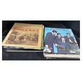 Variety Of Vinyl Records.