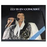 Assortment Of Elvis Vinyl Records.