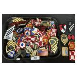 Army, Navy, PA National Guard, Military Patches.