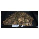 906 Pennies, 1 Dime.