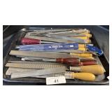 Assortment Of Handheld Garage Files.