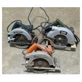 3 Black & Decker Circular Saws