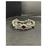 Brighton Red Heart Bracelet.