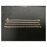 4 Sterling Silver Bracelets.