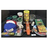NASCAR Die-Cast Cars, Snap Back Trucker Hats.