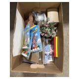 Books, Faux Flowers, Crayon Sets.