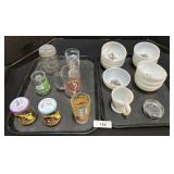 Fire King Pheasant Bowls, Welches Jelly Jars.