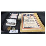 Cuff Links, Star Wars Pins, Memorabilia.