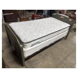 Hand Painted Floral Headboard Single Bed.