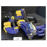 Quick Grip Garage Clamps.