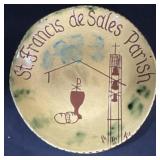 Breininger Pottery Redware Plate.