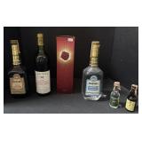 Lot Of Liquor Bottles.
