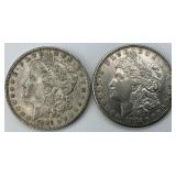 90% Silver 1891-O & 1921-D Morgan Dollars.