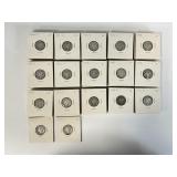 77 Mercury & Barber Dimes.